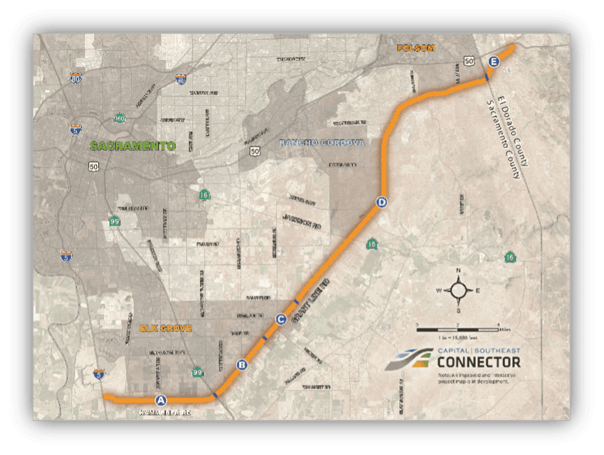 Capital Southeast Connector Overview Map